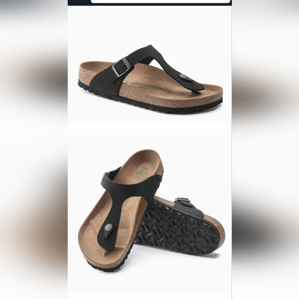 Birkenstock Black Thong Sandals